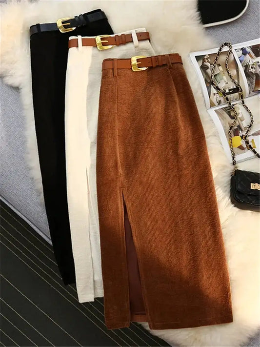 Luna Corduroy Skirt