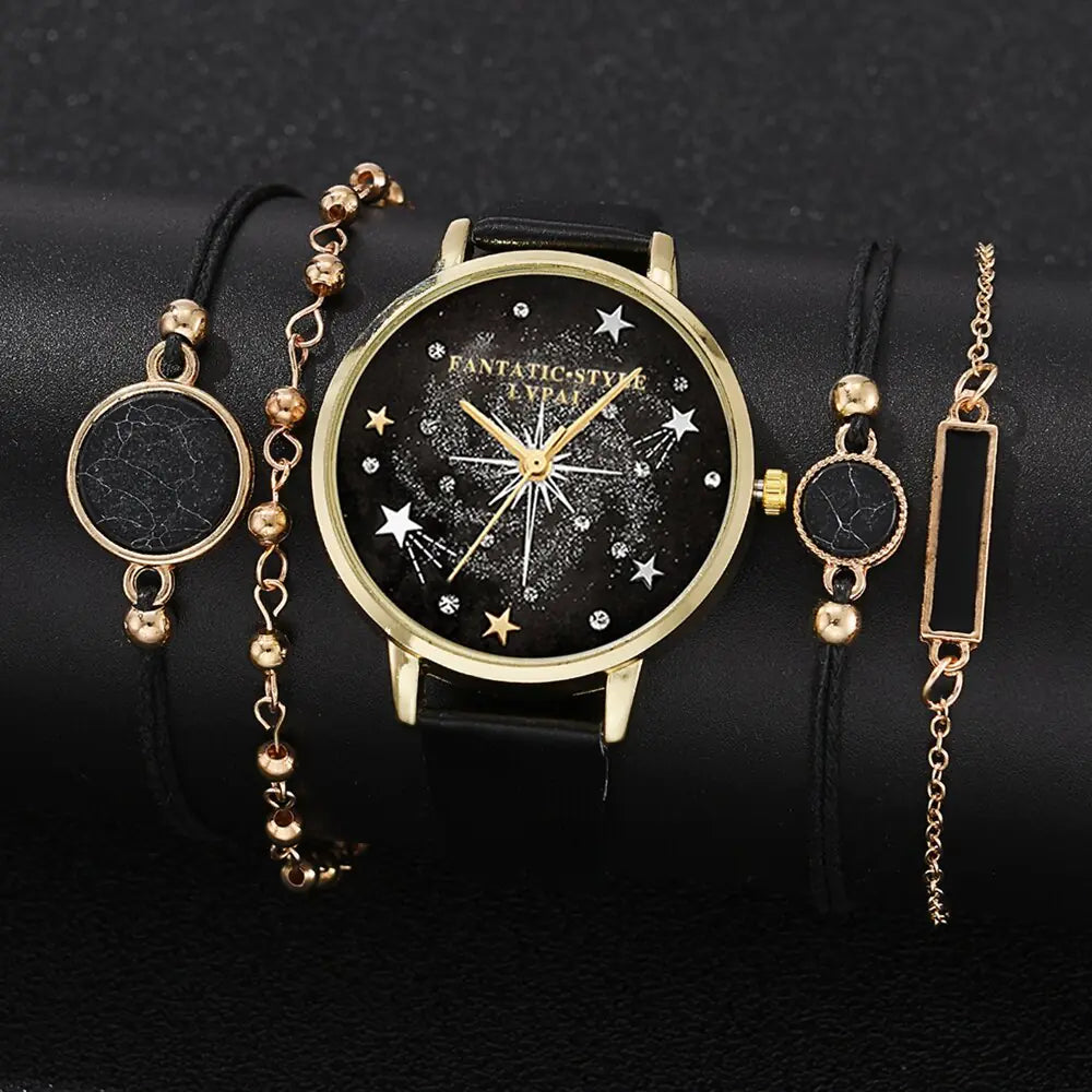 Cosmo Bracelet Watch 5pcs Set